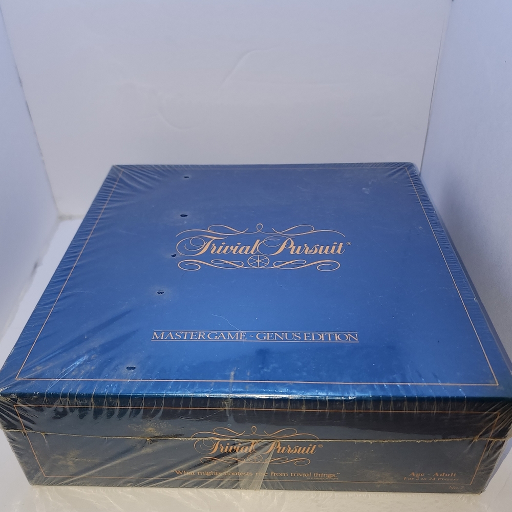 Vintage 1981 Trivial Pursuit Master Game Genius Edition